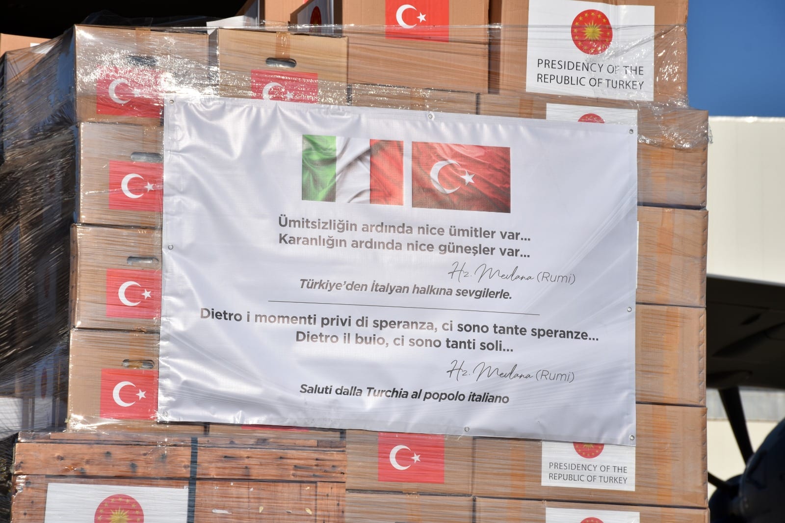 Italian boy expresses gratitude to Turkey for coronavirus aid