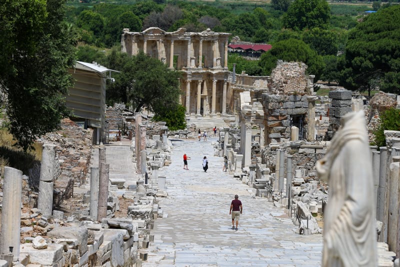 Ancient city of Ephesus in Turkey limits visitor numbers
