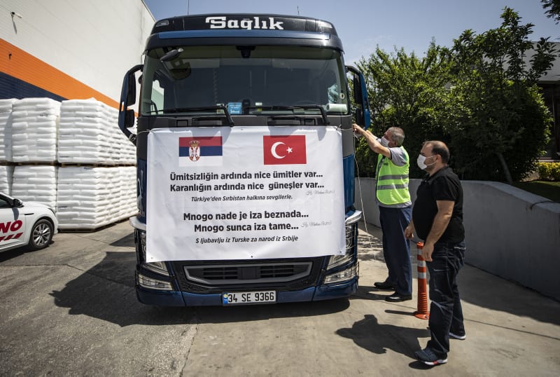 Turkey sends medical supplies to Serbia amid pandemic