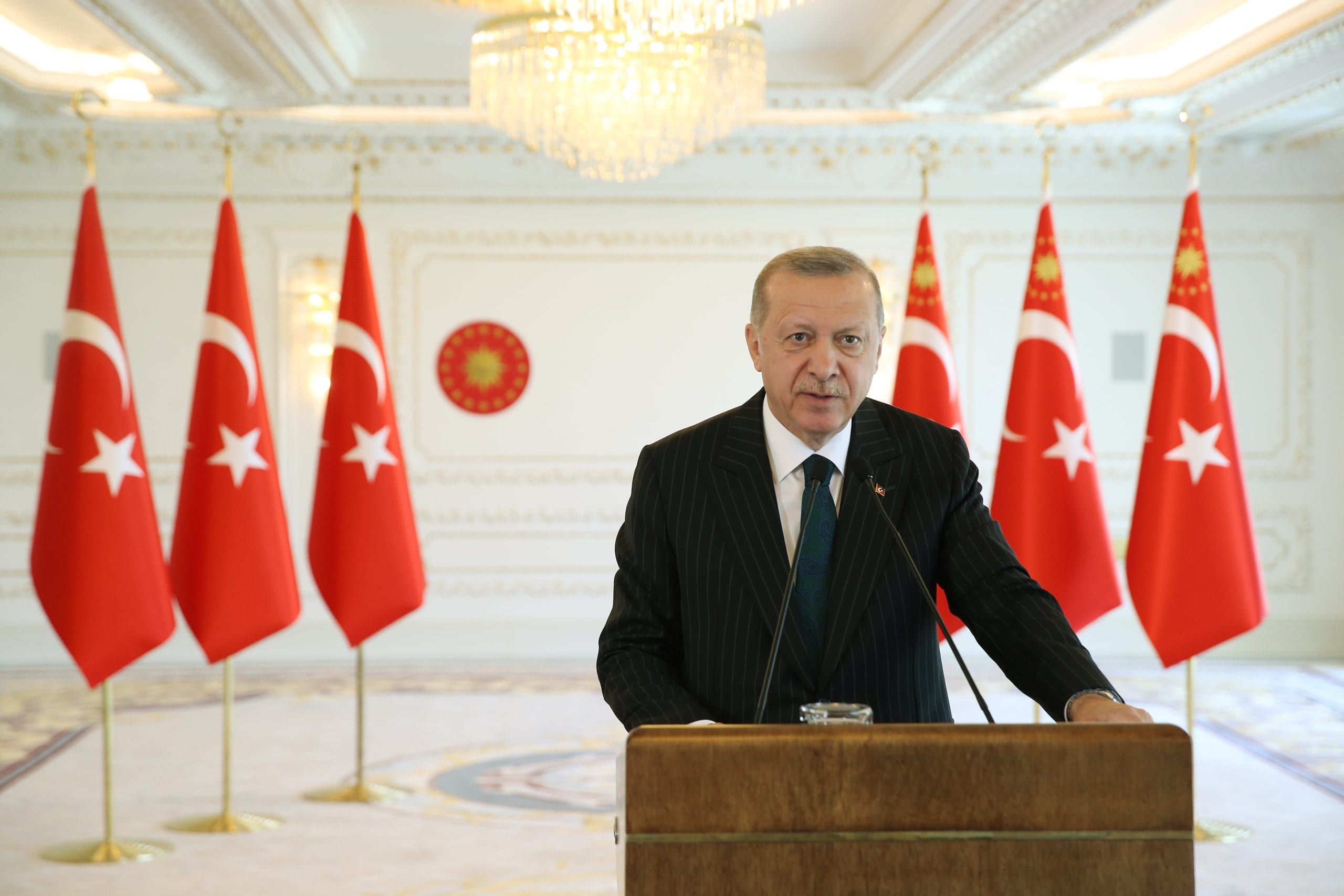 Turkish industries operated during pandemic, Erdoğan says