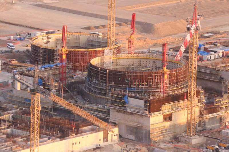 Construction of Akkuyu nuclear power plant continues in Turkey