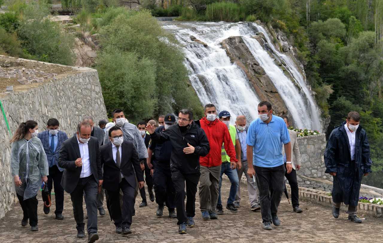 Водопад Тортум на востоке Турции готовится принимать туристов