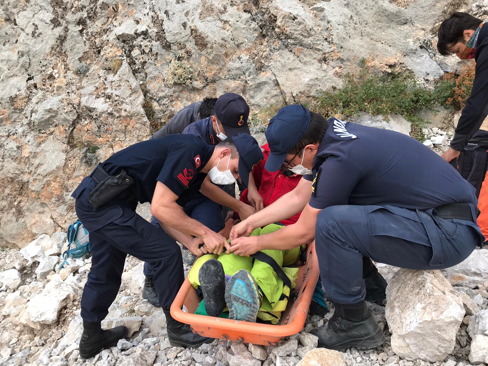 Stranded Ukrainian climber rescued in Turkey&#8217;s Nigde province