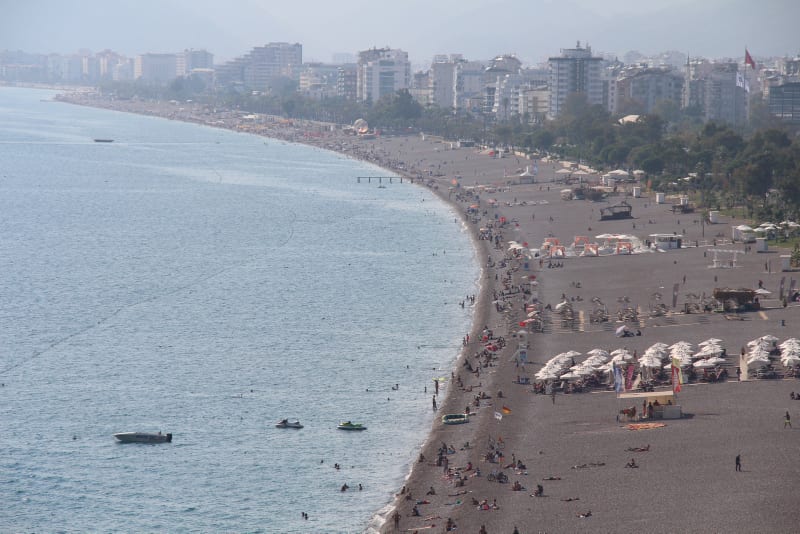 В Анталье наблюдается рост числа туристов из Украины, Молдовы и Казахстана