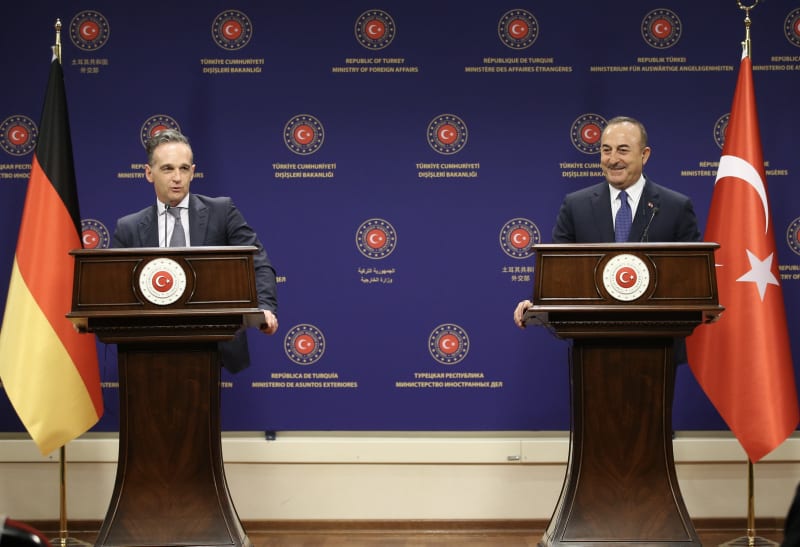 German, Turkish ministers discuss better EU-Turkish ties