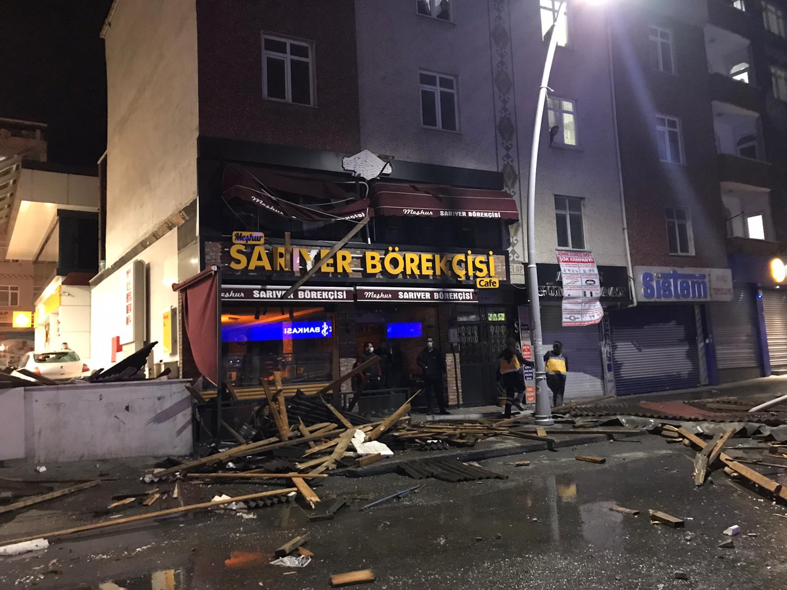 Turkey&#8217;s Istanbul hit by heavy storm, 3 injured