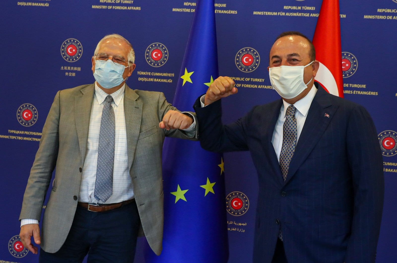 Çavuşoğlu, EU&#8217;s foreign policy chief discussed bilateral ties, regional issues in Brussels