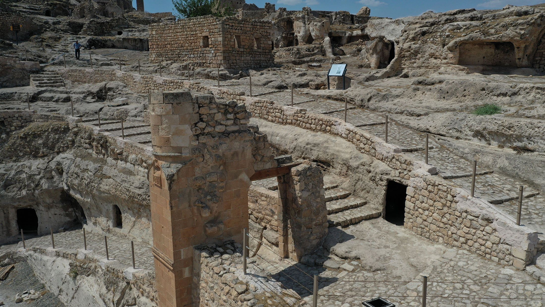 Archaeological excavations started at the historical castle of Hasankeyf