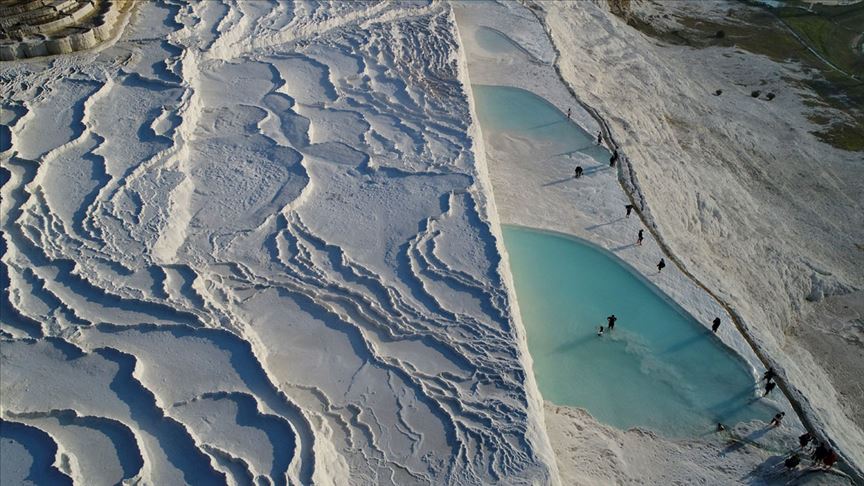 Number of Pamukkale visitors has nearly doubled compared to last year despite COVID-19 pandemic