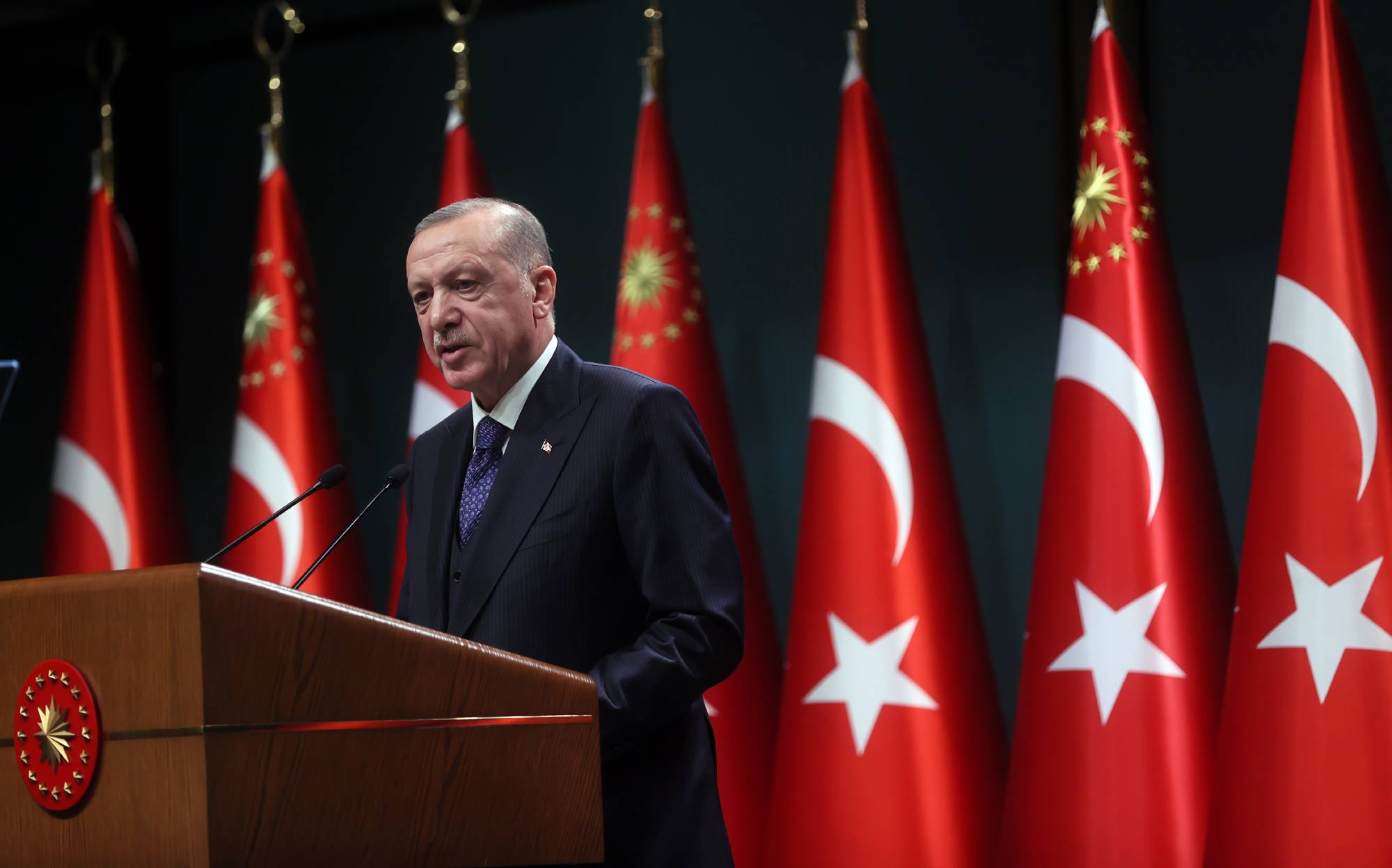 Economic pressure on Turkey doomed to fail: Erdogan