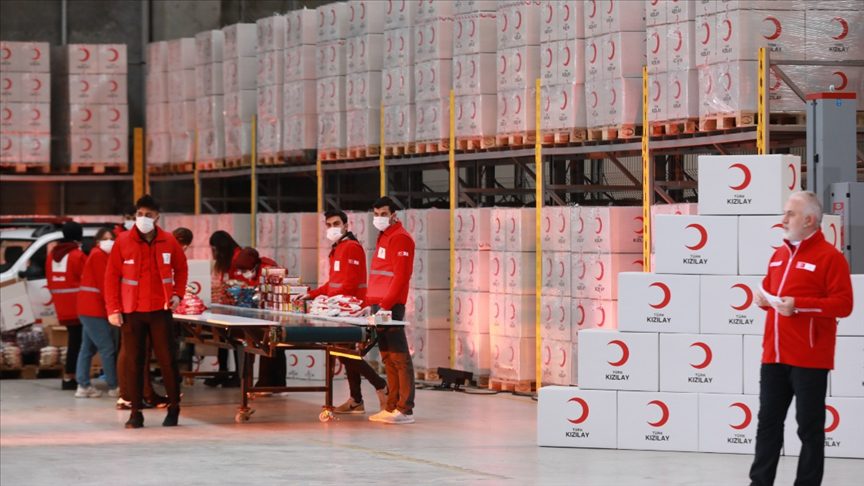The leading charity Turkish Red Crescent unveiled its aid campaign on Monday on the occasion of the upcoming Ramadan