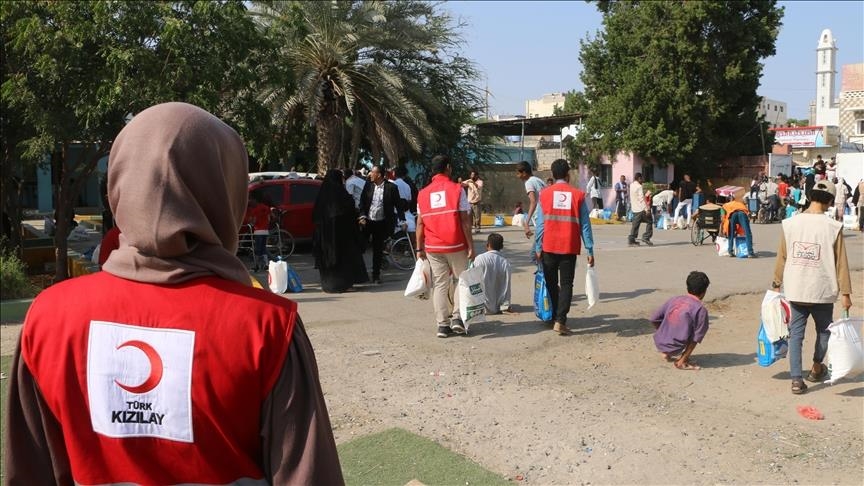 The Turkish Red Crescent distributed food packages to 870 families in South Sudan
