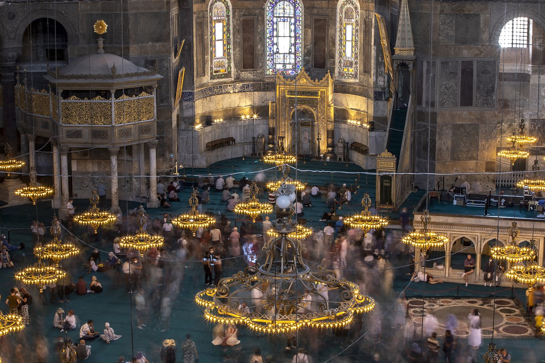 Istanbul&#8217;s historical Hagia Sophia Grand Mosque welcomed over 6.5 million visitors in its second year of reopening as a mosque